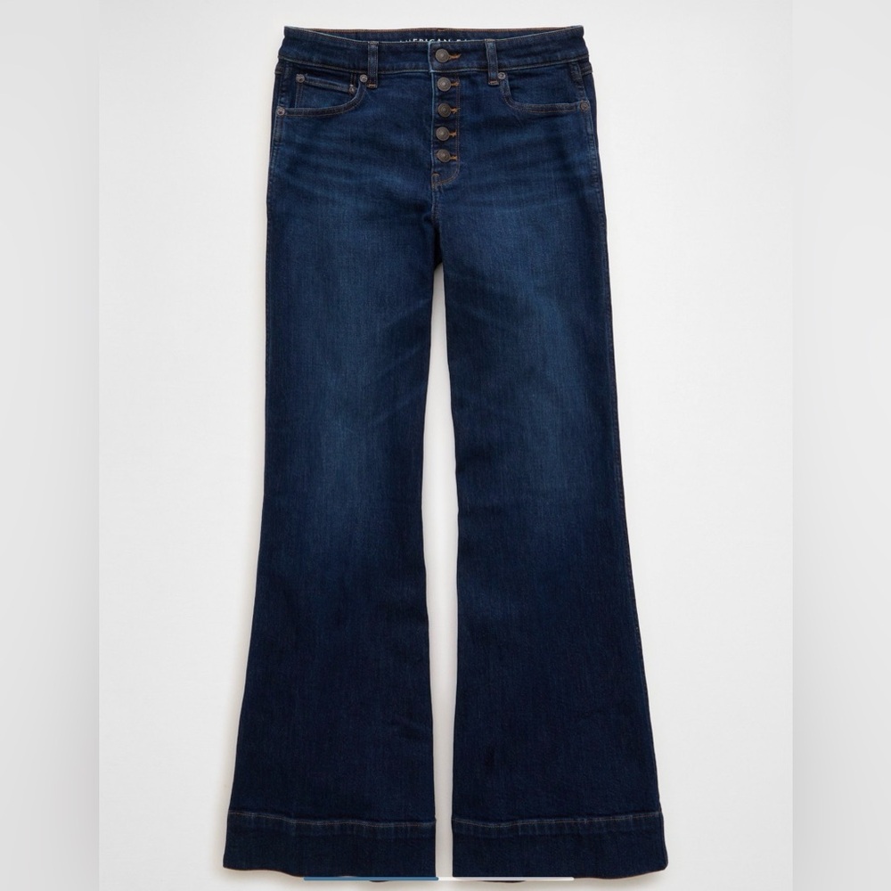 AE Stretch High-Waisted Flare Jean